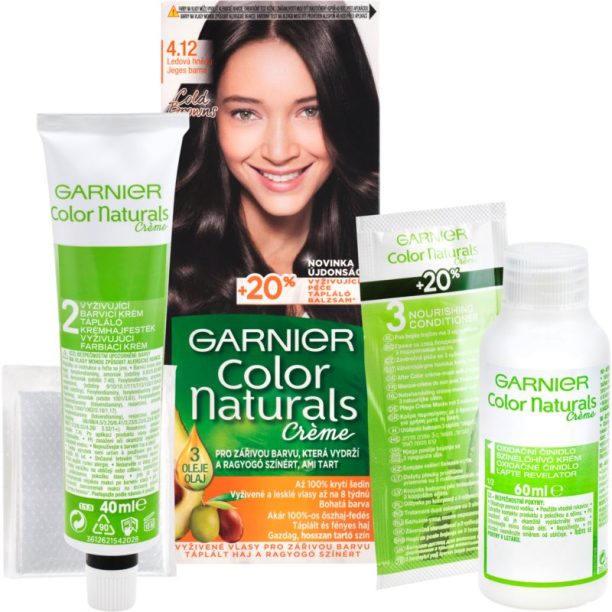 Garnier Color Naturals Creme боя за коса цвят 4.12 Icy Brown