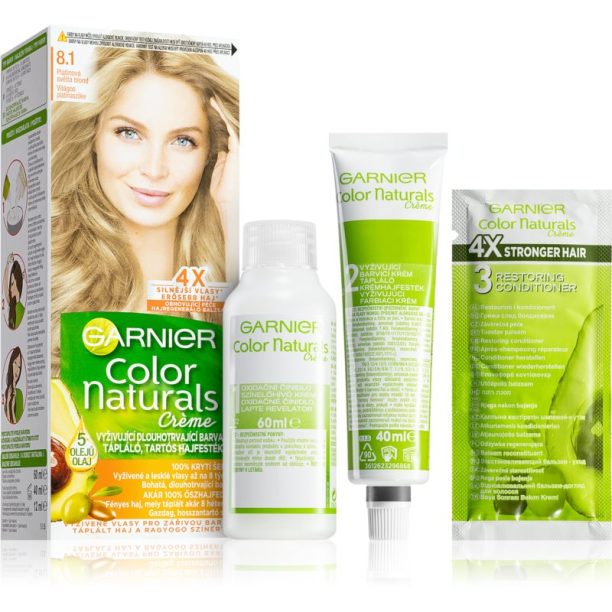 Garnier Color Naturals Creme боя за коса цвят 8.1 Natural Light Ash Blond на ниска цена