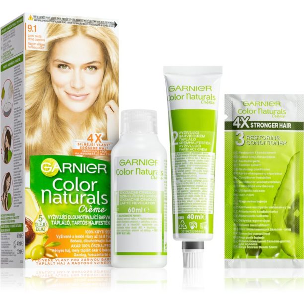 Garnier Color Naturals Creme боя за коса цвят 9.1 Natural Extra Light Ash Blond