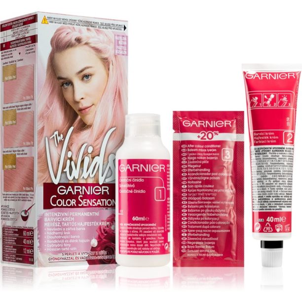 Garnier Color Sensation The Vivids боя за коса цвят 10.22 Pastel Pink