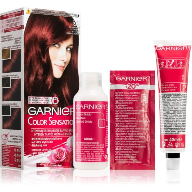 Garnier Color Sensation боя за коса цвят 5.62 Intense Precious Garnet на ниска цена