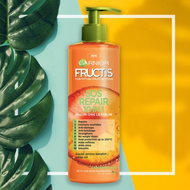 Garnier Fructis SOS Repair 10IN1 грижа за коса без отмиване 400 мл. купи на топ цена