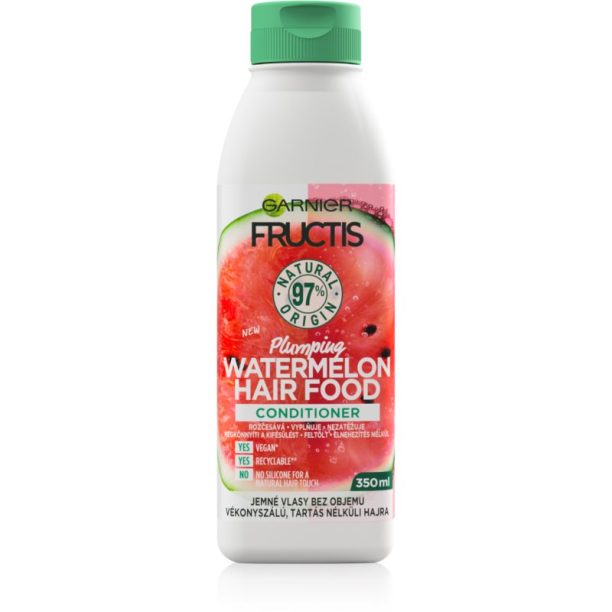 Garnier Fructis Watermelon Hair Food балсам за обем на нежна коса 350 мл. на ниска цена