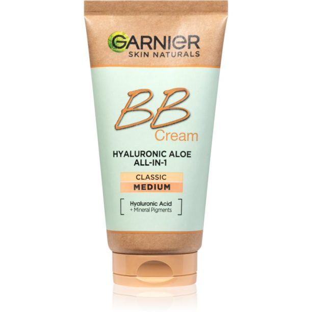 Garnier Hyaluronic Aloe All-in-1 BB Cream ББ крем за нормална и суха кожа цвят Medium 50 мл.