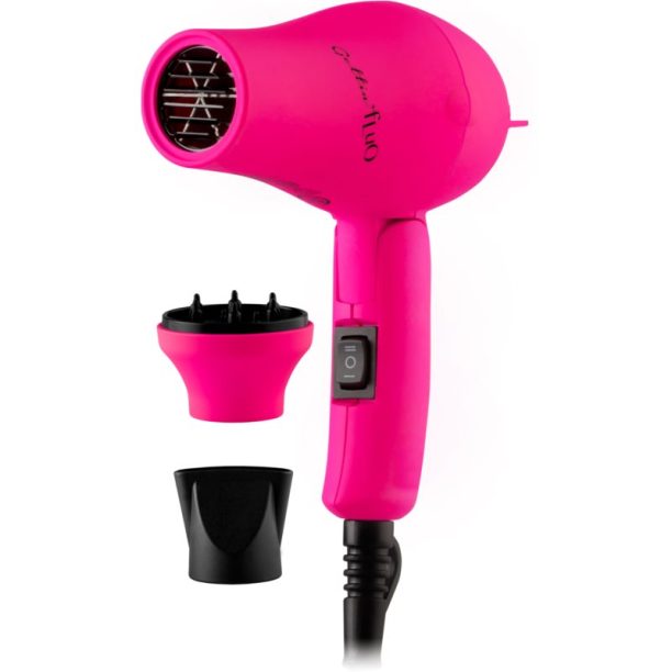 Gettin FLUO Mini Hair Dryers сешоар за коса за пътуване Fuchsia