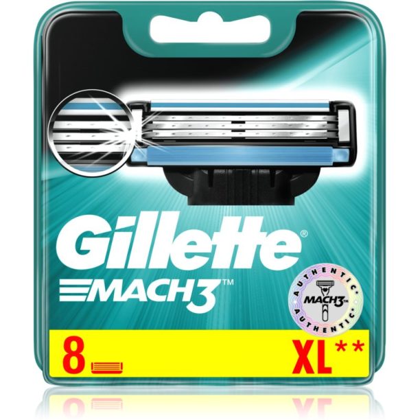 Gillette Mach3 Резервни остриета 8 бр. на ниска цена