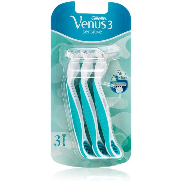 Gillette Venus 3 Sensitive самобръсначки за еднократна употреба 3 бр.