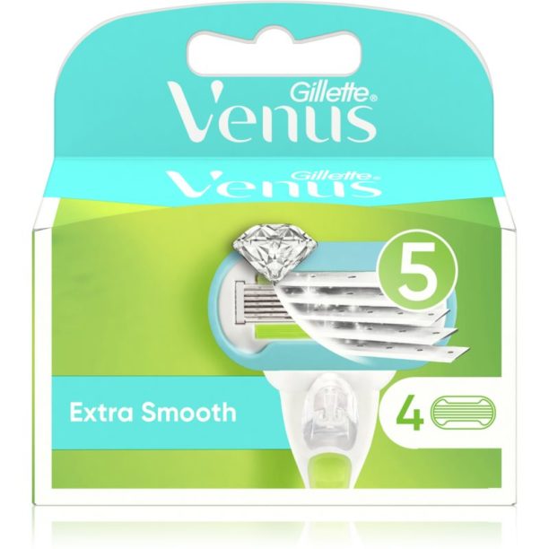 Gillette Venus Extra Smooth Резервни остриета 4 бр. на ниска цена