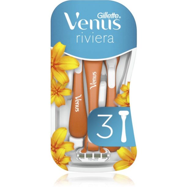 Gillette Venus Riviera самобръсначки за еднократна употреба 3 бр.