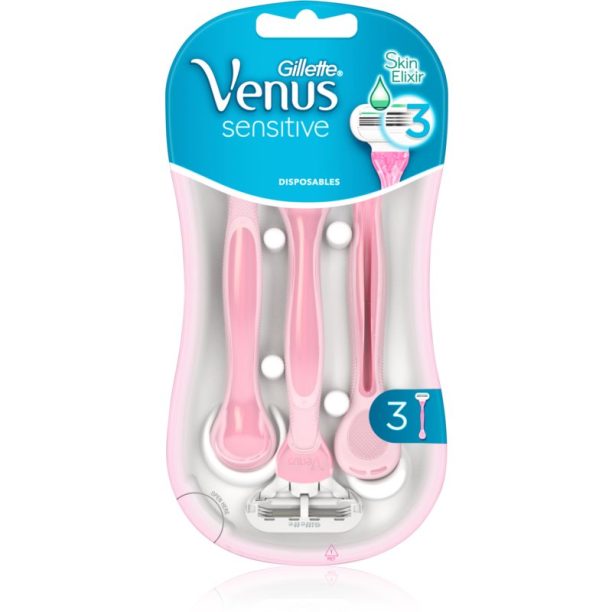 Gillette Venus Sensitive самобръсначки за еднократна употреба 3 бр. на ниска цена