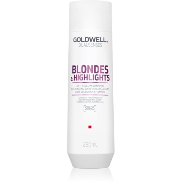 Goldwell Dualsenses Blondes & Highlights шампоан за руса коса неутрализиращ жълтеникавите оттенъци 250 мл.