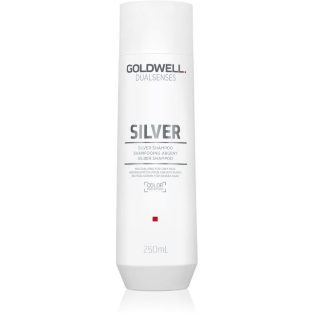 Goldwell Dualsenses Silver неутрализиращ сребърен шампоан за руса и сива коса 250 мл.