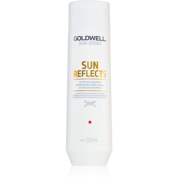 Goldwell Dualsenses Sun Reflects почистващ и подхранващ шампоан за изтощена от слънце коса 250 мл.