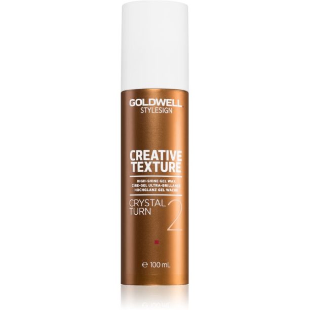 Goldwell StyleSign Creative Texture Crystal Turn гел восък със силен гланц 100 мл.