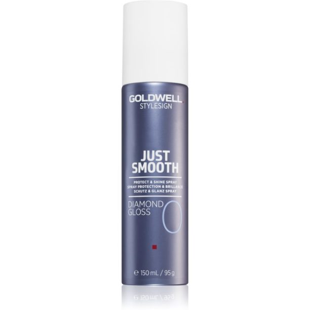 Goldwell StyleSign Just Smooth Diamond Gloss защитен спрей за блясък и мекота на косата 150 мл.