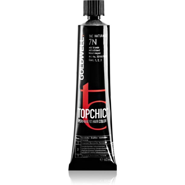 Goldwell Topchic Permanent Hair Color боя за коса цвят 7-N 60 мл.