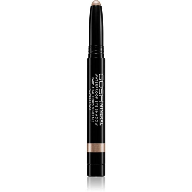 Gosh Mineral Waterproof дълготрайни сенки за очи в молив водоустойчиви цвят 002 Golden Brown 1