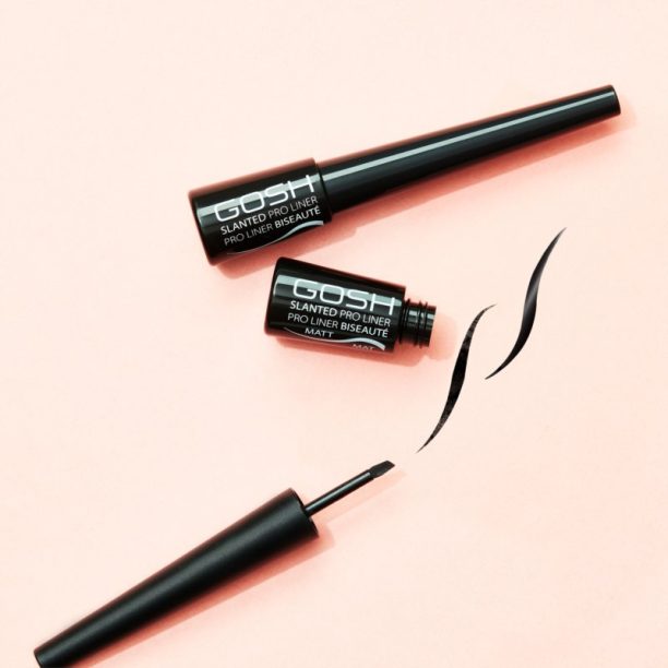 Gosh Slanted Pro Liner гел очна линия цвят 001 Black 3 мл. на ниска цена