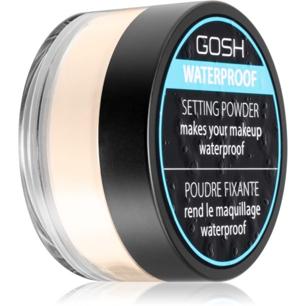 Gosh Waterproof Setting Powder водоустойчива фиксираща пудра цвят 001 Transparent 7 гр. на ниска цена