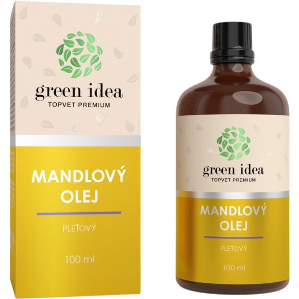 Green Idea Almond skin oil - Prunus Amygdalus Dulcis бадемово олио студено пресовано 100 мл.