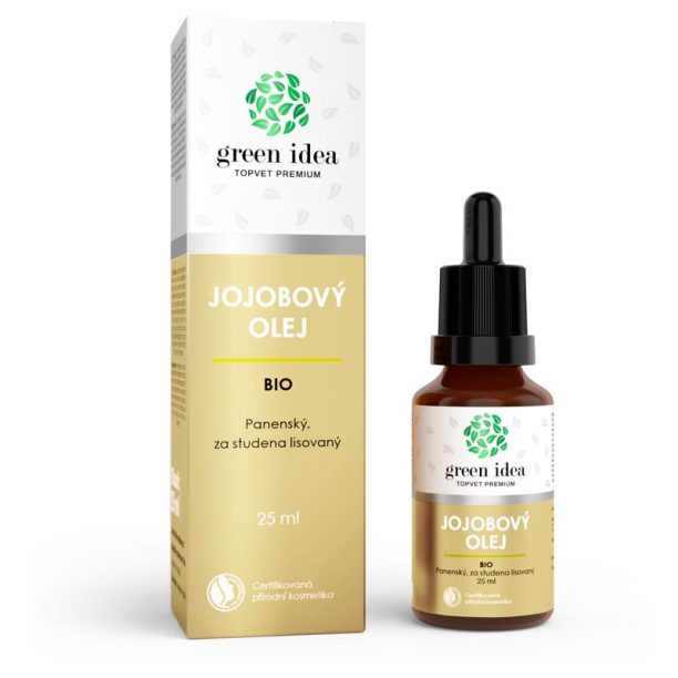 Green Idea Topvet Premium Organic jojoba oil био масло от жожоба студено пресовано 25 мл.