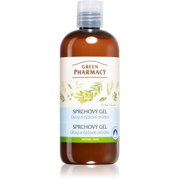 Green Pharmacy Body Care Olive & Rice Milk овлажняващ душ гел 500 мл.