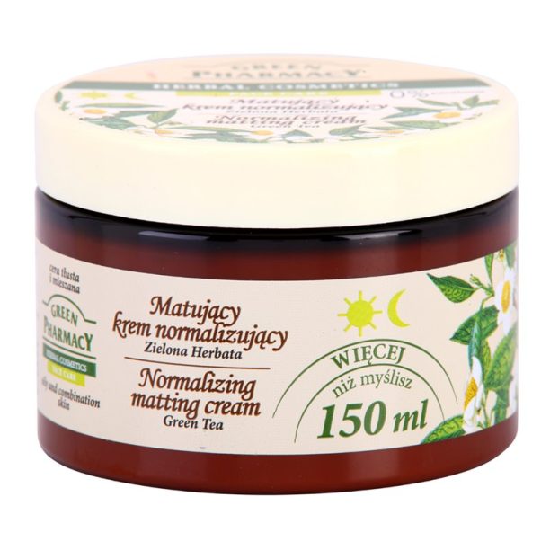 Green Pharmacy Face Care Green Tea матов крем за смесена и мазна кожа 150 мл. на ниска цена