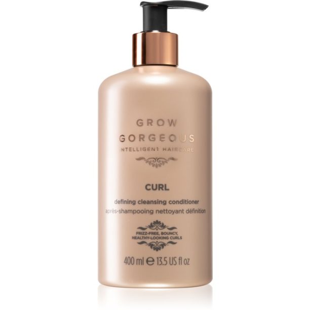 Grow Gorgeous Curl почистващ балсам за непокорна къдрава и чуплива коса 400 мл.