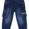 Guess - Дънки карго със захабен вид GUESS JEANS