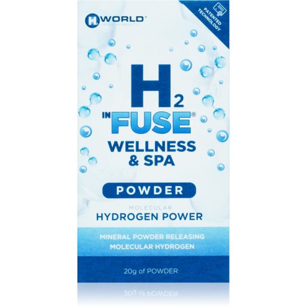 H2 InFuse Powder Wellness & Spa Molecular Hydrogen® продукт за вана с регенериращ ефект 20 гр.