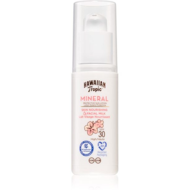 Hawaiian Tropic Milk Face Lotion слънцезащитен лосион за лице SPF 30 50 мл.