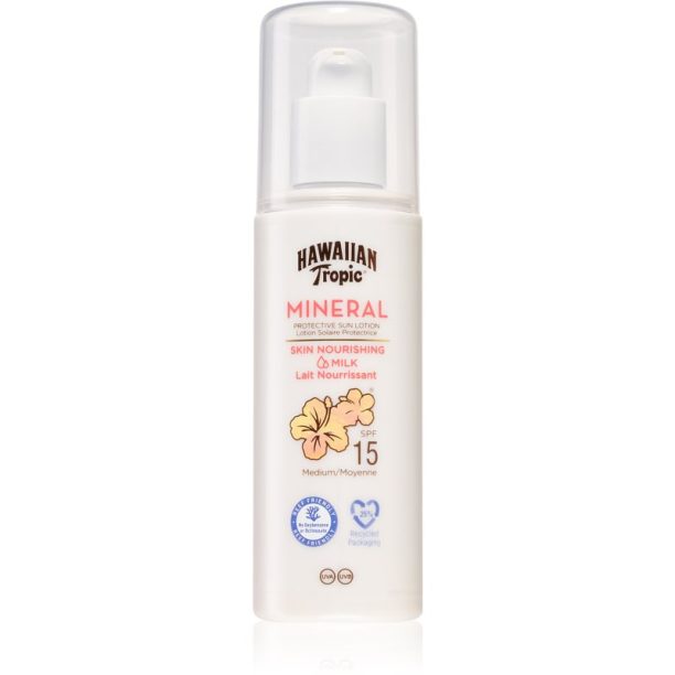 Hawaiian Tropic Mineral Sun Milk защитно мляко за загар SPF 15 100 мл.