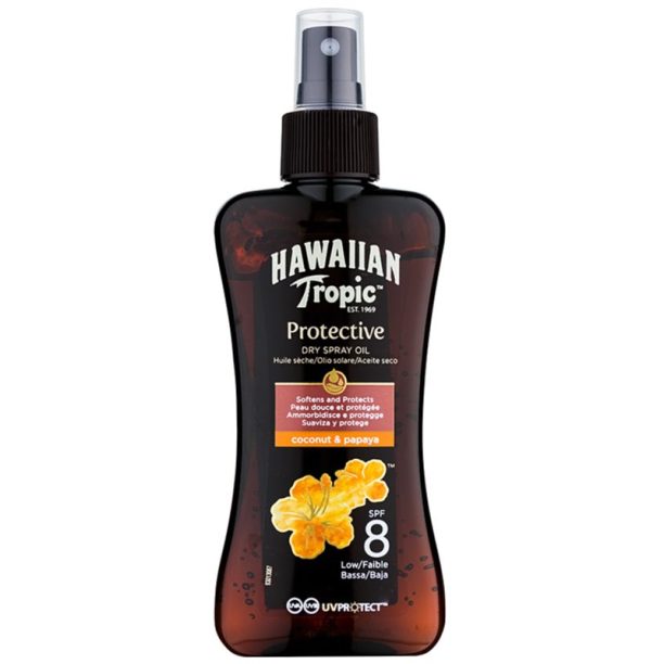 Hawaiian Tropic Protective олио за тен SPF 8 200 мл.