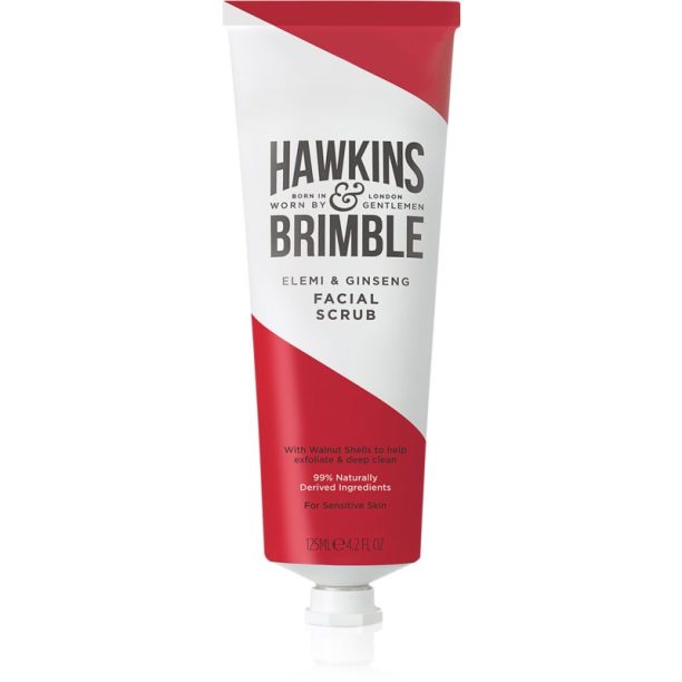 Hawkins & Brimble Facial Scrub пилинг за лице преди бръснене 125 мл.