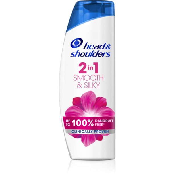 Head & Shoulders Smooth & Silky шампоан и балсам 2 в1 против пърхот 540 мл. на ниска цена