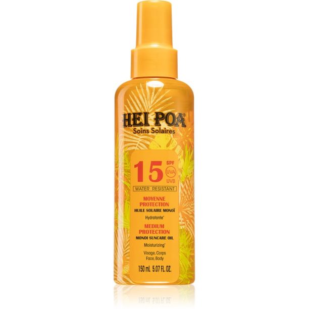 Hei Poa Monoi Suncare олио за тен SPF 15 150 мл.