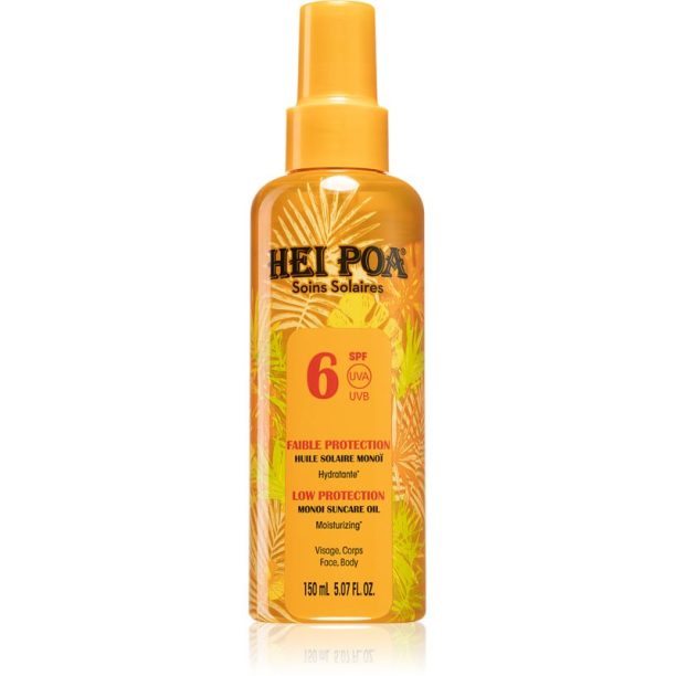 Hei Poa Monoi Suncare олио за тен SPF 6 150 мл.