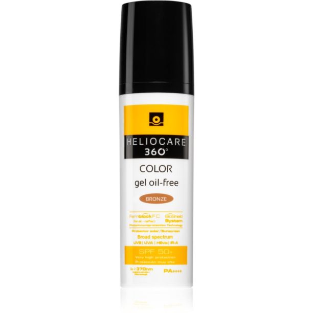 Heliocare 360° тониращ защитен гел SPF 50+ цвят Bronze 50 мл.