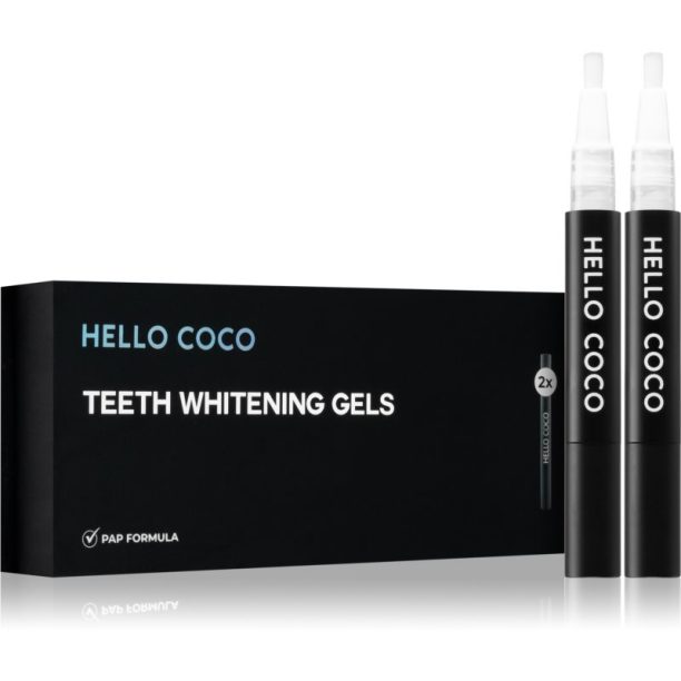 Hello Coco PAP+ Teeth Whitening Gels резервен пълнител с избелващ ефект 2 бр.