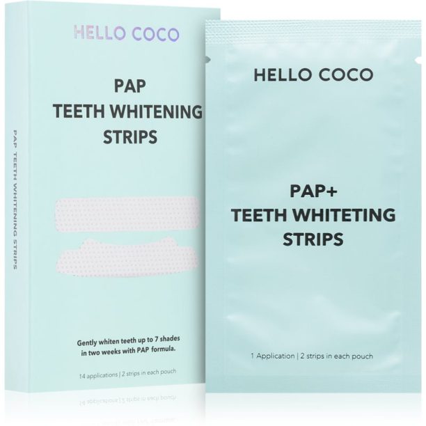 Hello Coco PAP+ Teeth Whitening Strips избелващи ленти за зъби 28 бр. на ниска цена