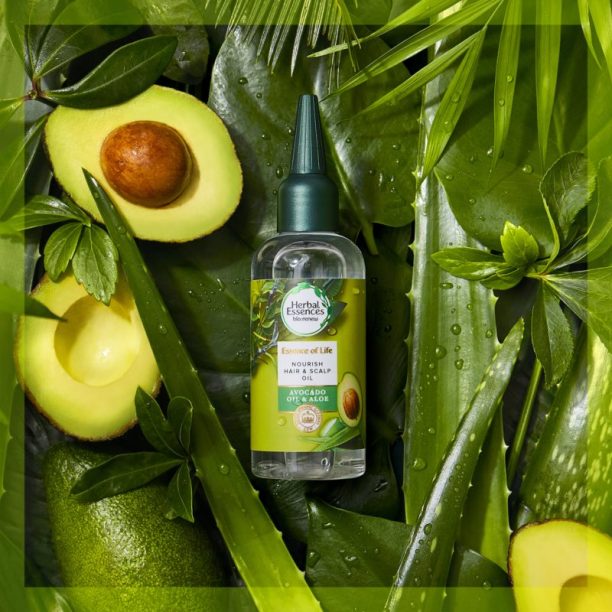 Herbal Essences Essences of Life Avocado Oil & Aloe подхранващо масло за коса 100 мл. на ниска цена