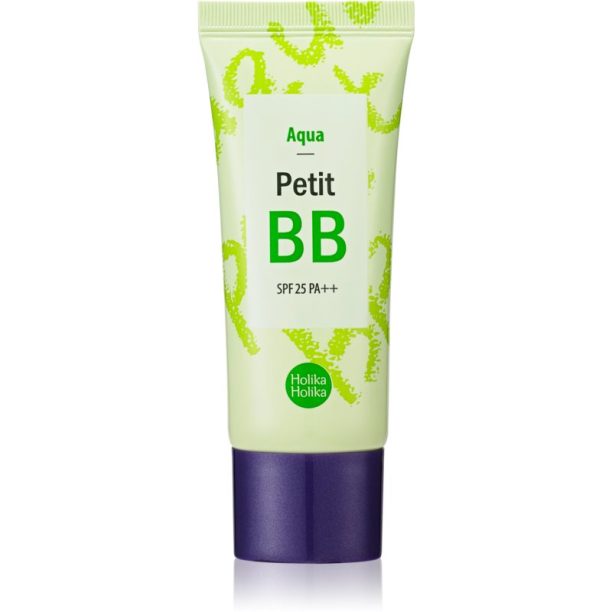 Holika Holika Petit BB Aqua тониращ ВВ крем за чувствителна и нетолерантна кожа по лицето SPF 25 30 мл.