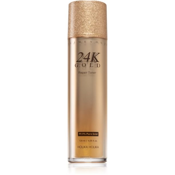 Holika Holika Prime Youth 24K Gold подмладяващ тонер за лице с 24 каратово злато 120 мл.