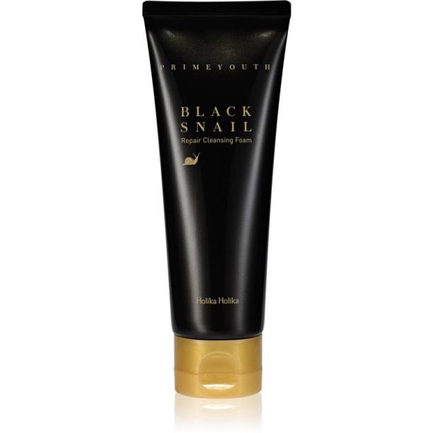 Holika Holika Prime Youth Black Snail почистваща пяна с екстракт от охлюв 100 мл.