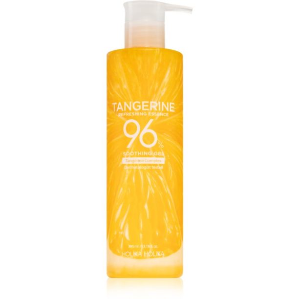 Holika Holika Tangerine 96% хидратиращ и успокояващ гел  с мандарина 390 мл.