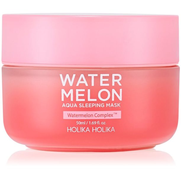 Holika Holika Watermelon Mask интензивна нощна маска за бърза регенерация на суха и дехидратирана кожа 50 мл.