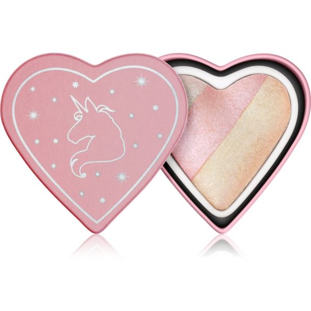 I Heart Revolution Unicorns печен хайлайтър цвят Unicorn Heart 10 гр.