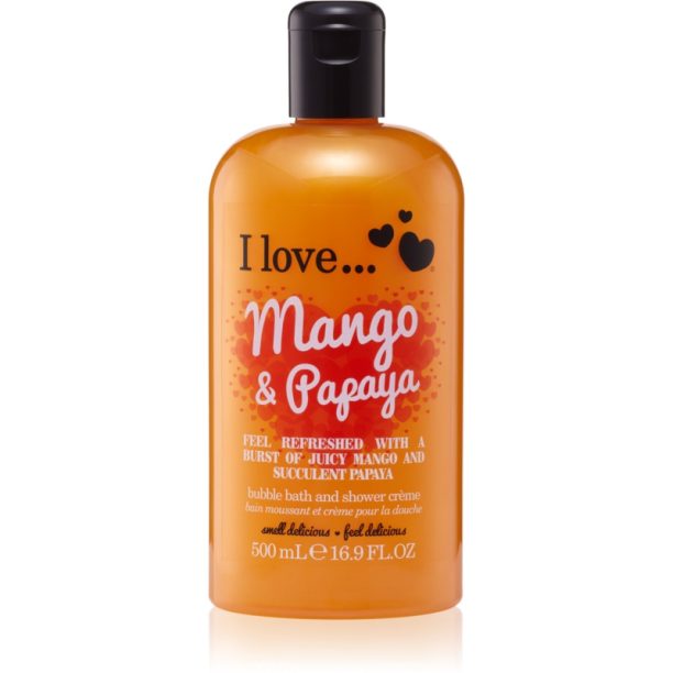 I love... Mango & Papaya крем за душ и вана 500 мл.