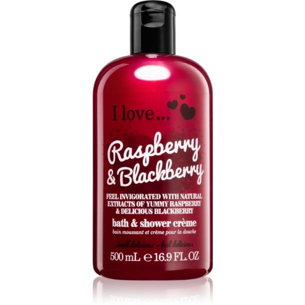 I love... Raspberry & Blackberry крем за душ и вана 500 мл.