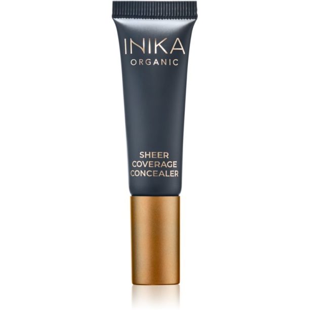 INIKA Organic Sheer Coverage кремообразен покривен коректор против тъмни кръгове под очите цвят Vanilla 10 мл.